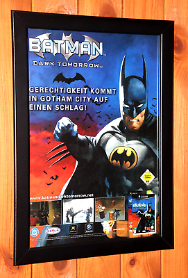 2003 Batman Dark Tomorrow GameCube Xbox Old Rare Poster / Ad 2003 Batman Dark Tomorrow GameCube Xbox Old Rare Poster / Ad