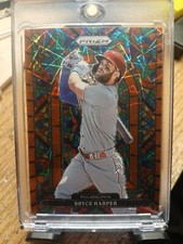 Bryce Harper Prizm Stained Glass Red Velocity, SP