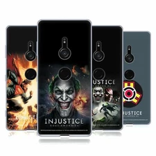 OFFICIAL INJUSTICE GODS AMONG US KEY ART GEL CASE FOR SONY PHONES 1
