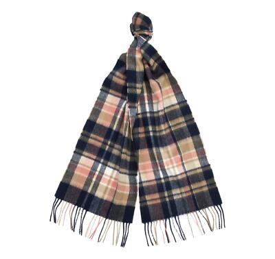 BARBOUR Damen Vintage Karo-Schal Navy/Pink LSC0109NY91
