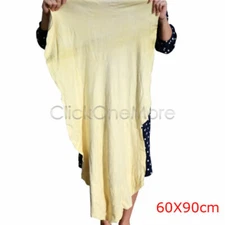 Large Natural Chamois Leather Car Cleaning Cloth Washing Absorbent Drying Towel