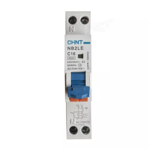 CHINT RCBO 6kA 10A 16A 20A 25A 32A 40A Circuit Breaker 1 Pole +N - Picture 7 of 8