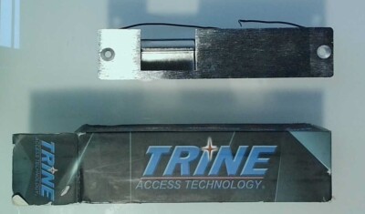 Trine 001C Electric Door Strike (Chrome) 8-16VAC/4-6VDC, 1.3-2.7 Amps