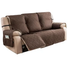 Waterproof Couch Cover for Reclining Couch 3 Seat Recliner Sofa Covers