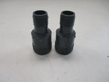 LASSCO 1 1/2" X 1" REDUCER MALE ADAPTER SET OF (2) GRAY 035-0284 MARINE BOAT