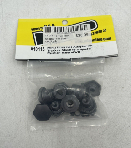 MIP #10115 17mm Hex Adapter Kit, Traxxas Slash/Stampede/Rustler/Rally 4WD - Picture 1 of 2