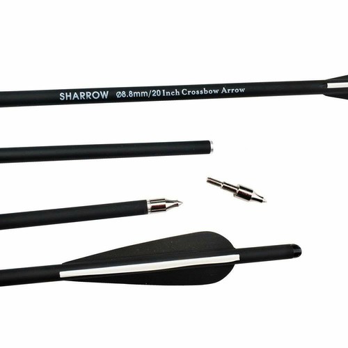 12 Stück Armbrustbolzen Carbonpfeile 20 Zoll 22 Zoll Bogenschießen Outdoor Jagd - Picture 13 of 22