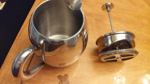 French Press Coffee Maker Stainless Steel 6 Cup 750 ml VEOHOME made in France - Picture 3 of 5