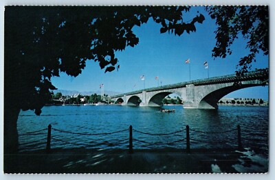 Lake Havasu City Arizona Postcard London Bridge Exterior c1960 Vintage Antique