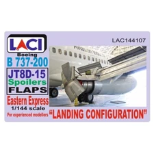 1/144 LACI 144107 B 737-200  JT8D-15 Landing Configuration For Eastern Express