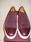 100% AUTH NEW MEN JOHN LOBB LEVAH AUBERGINE SUEDE SNEAKERS UK 9 E/US 10/EU 43 — photo 2