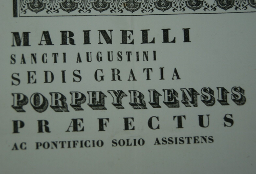 † año 1866 certificado de autenticidad san vincente ferrer + reliquias de catalina s. relicario documento israelí † - Imagen 5 de 12