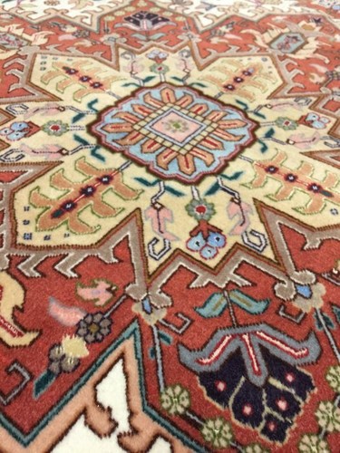 Tappeto Tabriz persiano 60 raj lana mis:192x196 cm - Foto 7 di 7
