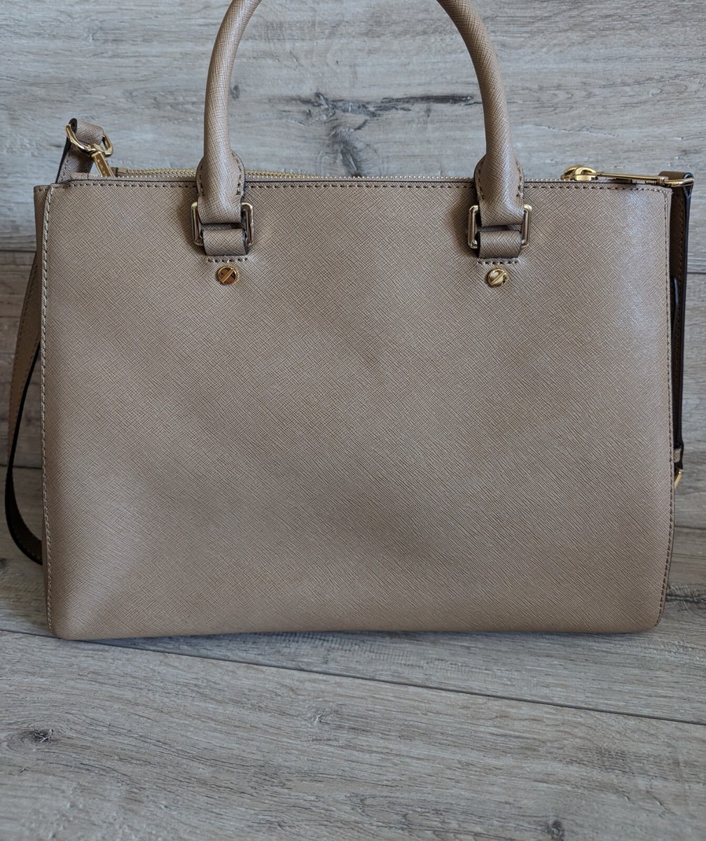Michael Kors Sutton Shoulder Bag Saffiano Leather Satchel