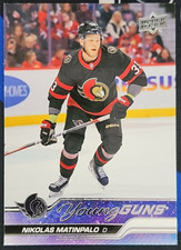 Nikolas Matinpalo 2023-24 Upper Deck Series 2 Young Guns Rookie RC-Senators