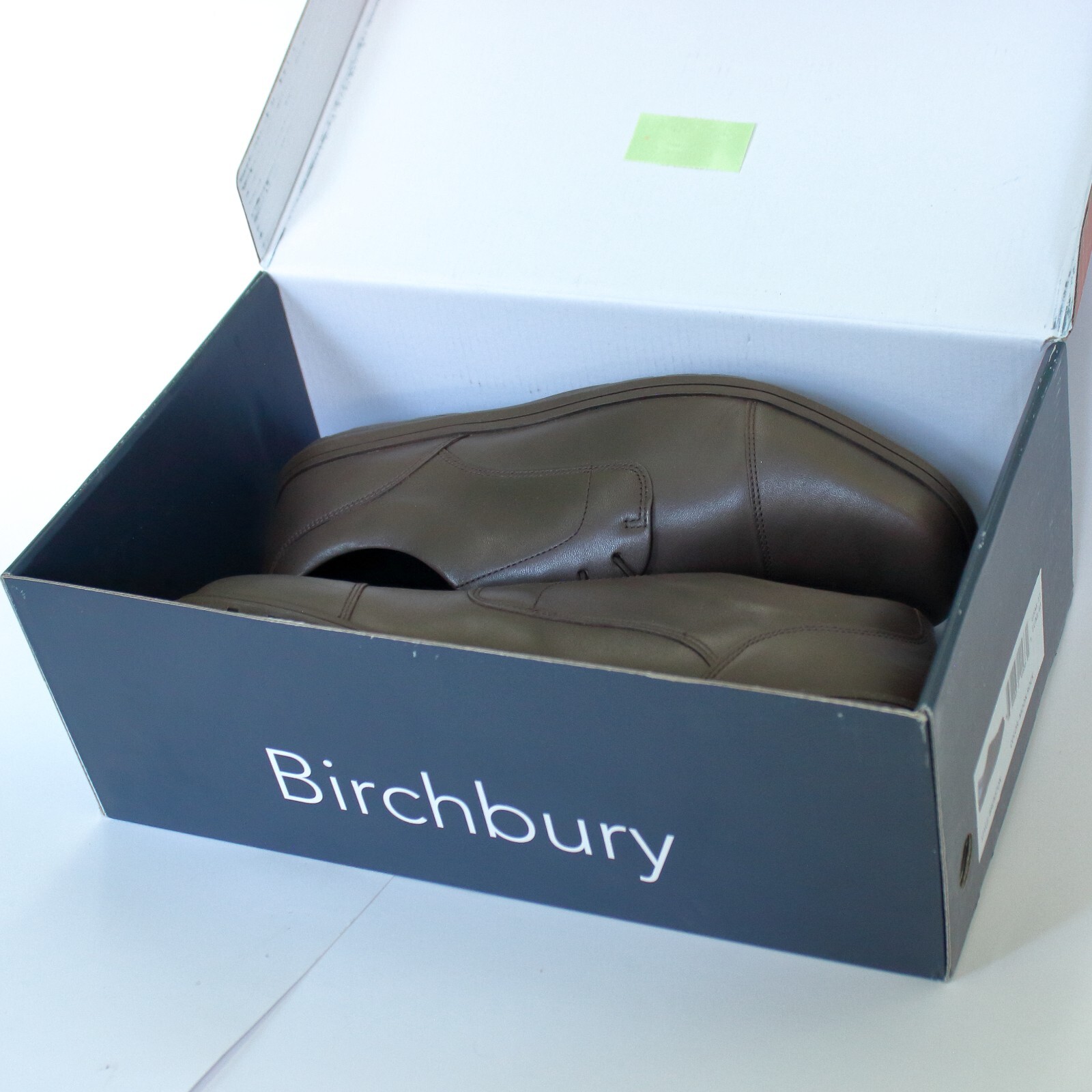 SAOLA Scarpe eleganti Birchbury Brenston a piedi nudi Moon Rock marroni da uomo taglia 11 nuove con scatola