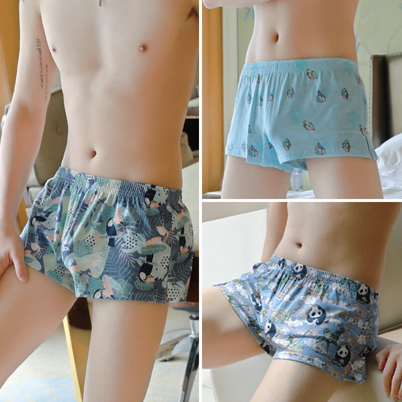 Men's Underwear Soft Cotton Print Boxers Loose and Comfortable Arrow Pants