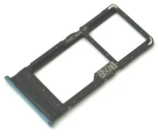OEM MOTOROLA MOTO G9 PLUS XT2087-1 BLUE MICRO SD DUAL SIM CARD HOLDER TRAY