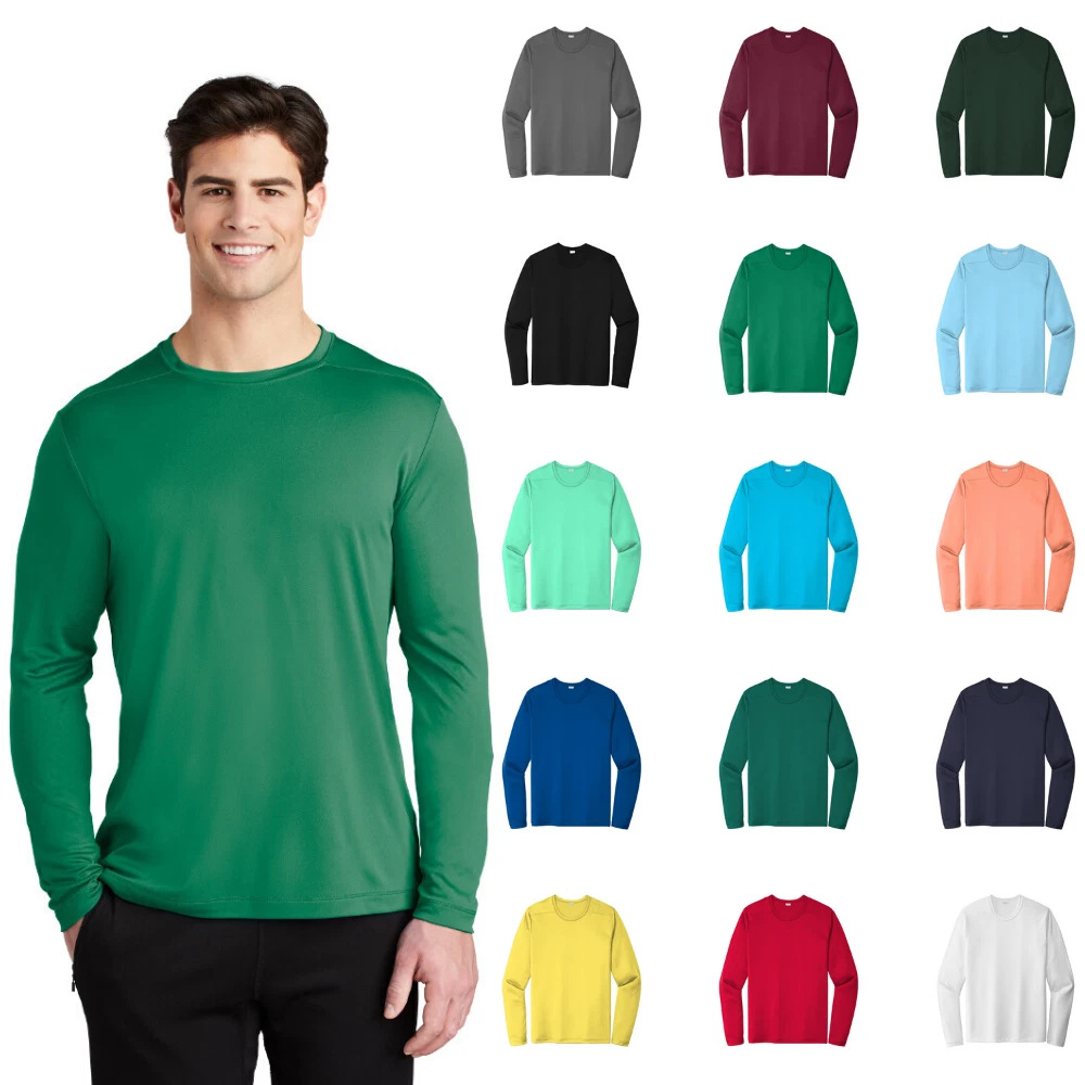 Sport-Tek and Port Authority Long Sleeve T-Shirts at Sport Shirt Outlet