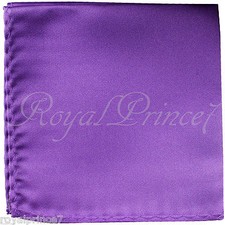 New Men's Lavender Micro Fiber Solid Handkerchief Pocket Square Hanky Wedding