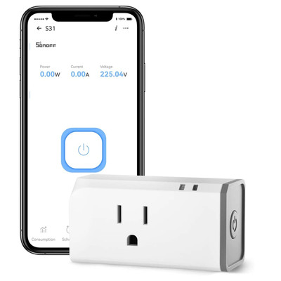 S31 15A Wifi Smart Plug with Energy Monitoring, App&Voice Control,Etl Certified,