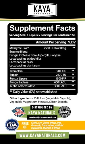 3x 60ct Digestive Enzymes Prebiotic & Probiotic, Gas, Constipation, Bloating Aid - Picture 12 of 16