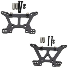 Powerhobby 4mm Carbon Fiber Front + Rear Shock Towers FOR Traxxas Slash 4X4