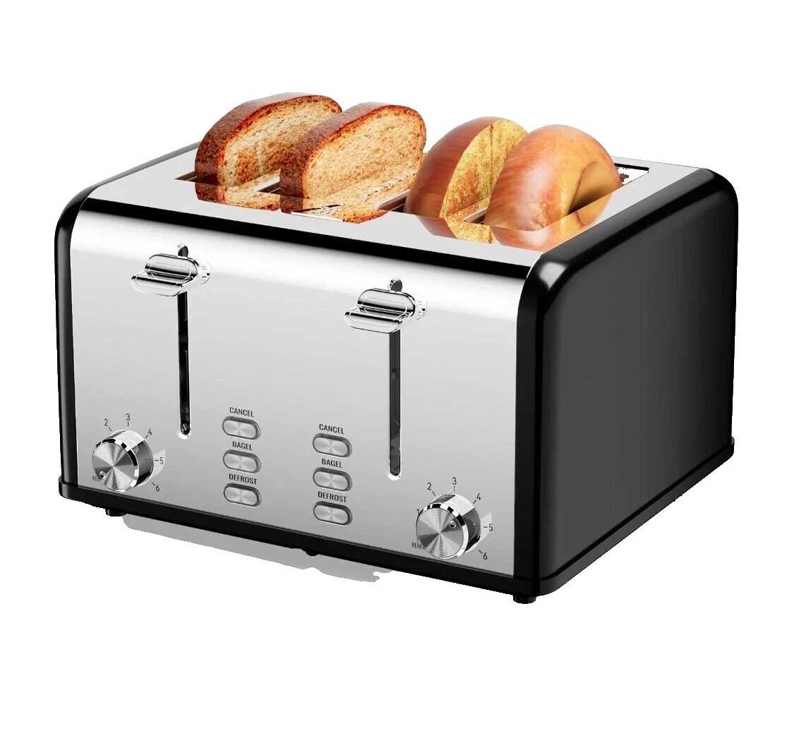 Cool Touch Stainless Steel Toasters