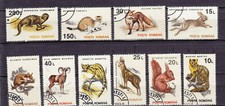 Romania 1993-95 postage stamps: animals animali животные animals animaux 2124