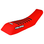 Polaris Scrambler 250 400 500 Seat cover 1995 - 2003 Red / Black Ribs #243