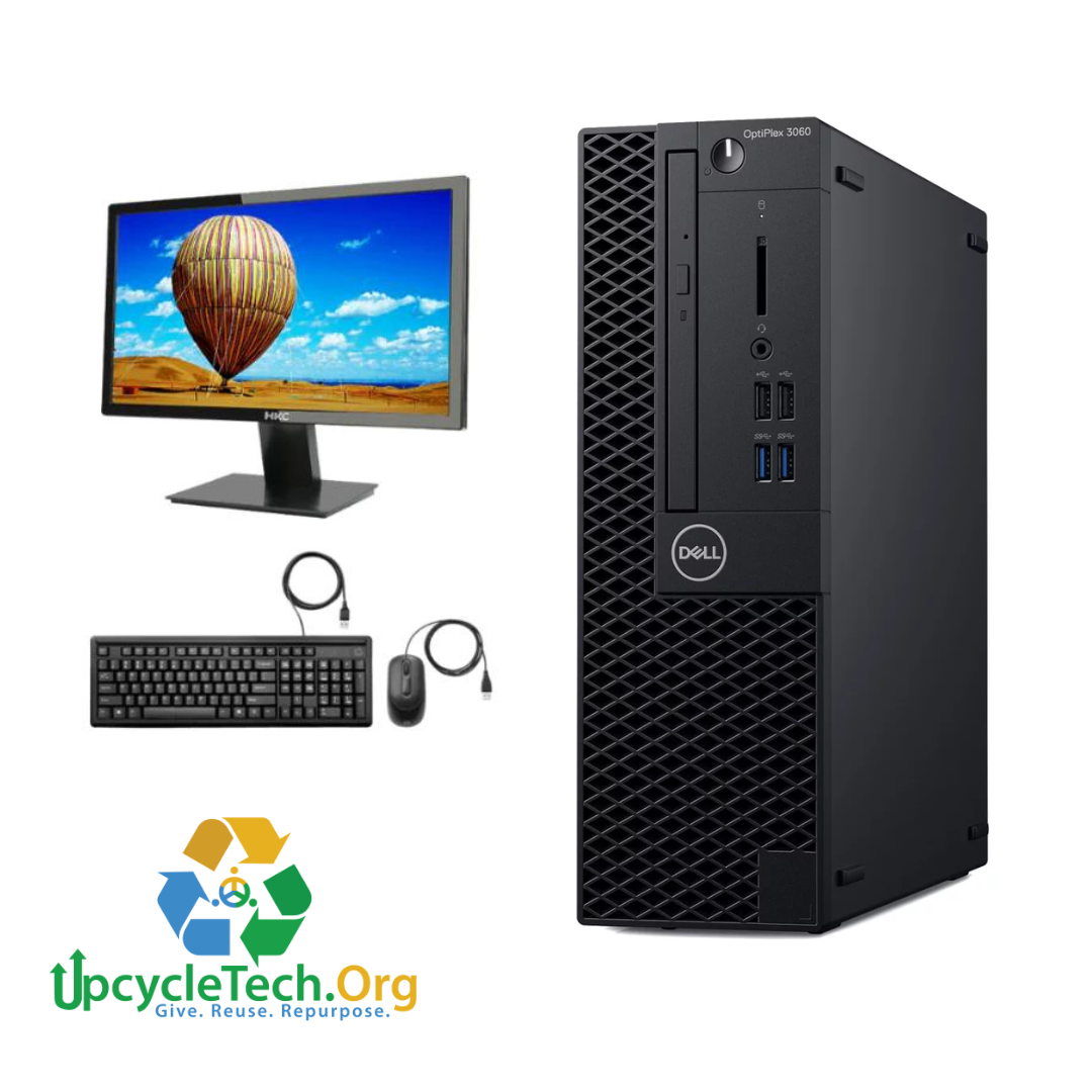 Renewed Dell Optiplex 3060 Desktop – Intel I5-8500, 32GB DDR4 RAM, 1TB SSD, Windows 11 Pro, Wi-Fi 6