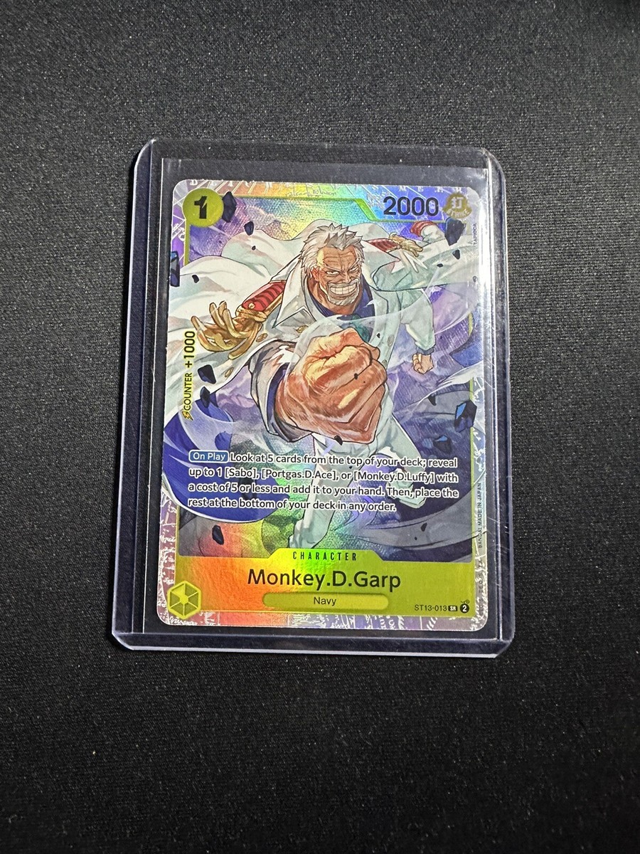 One Piece Card Game The Three Brothers ST13-013 Monkey D Garp Foil SR  English