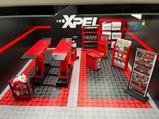 9  Diorama 1/18 Car Repair Model Set Garage Workshop Model Scene Accessory US