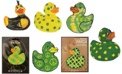 C&D Rubber Ducky  Iron-On Patches - Your Choice 