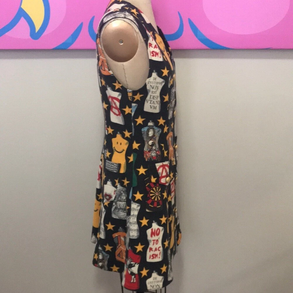 Moschino Jeans Abito Lana Manichino