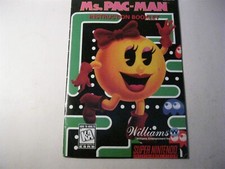 Ms. Pac-Man Super Nintendo SNES instruction manual only