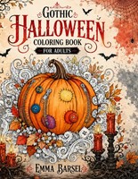 Gothic Malbuch FüR Erwachsene, 50 Halloween Motive, Entspannung, Stressabbau