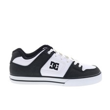 DC Pure 300660-XKWK Mens Black Leather Skate Inspired Sneakers Shoes