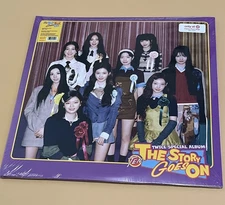 Twice "Ten: The Story Goes On"  Vinyl LP Fancy Plum, Photocard, Poster, Slipmat