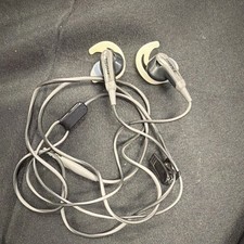 Bose Soundsport In-Ear Wired Headphones Gray 3.5mm Jack In-Line Control Case