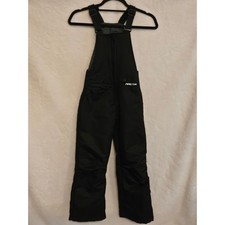 Arctix Youth 7/8 Snow Bibs Black Insulated Winter Overalls Size Small S/P