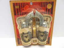 Vintage Kilgore Classy Original Holster Set Cap Metal Pistol No 7061 box a 