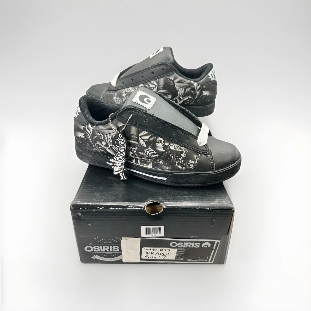 adidas gazelle silver green womens Osiris Clone 1322 104 Mens Black Leather Skate Inspired Sneakers Shoes