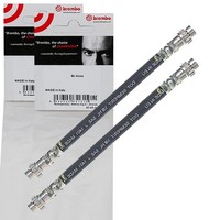 2X Brembo BremsschlÄUche Hinten Innen Vorne Beidseitig Passend FÜR Renault Clio
