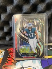 2024 Panini Select - Premier Level Nakobe Dean #185 Black & Red Shock Prizm