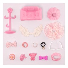 Accessory For Littlest Pet Shop Toy Kid Gift Sofa Dress Wing Necklace Cake Doll