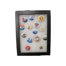 Button Lot of 14 Political Presidential Pin backs 1980 Reproduction 
