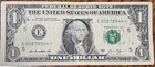 Rare $1 Star Note Fancy Serial Number 00878544 Double Doubles Low Serial Number — photo 1