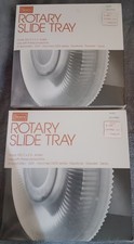 2 Genuine Sears Rotery Carousel 100 Slide Projector Trays New Still Sealed