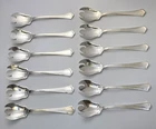 (12) Wallace WASHINGTON Sterling Silver Ice Cream Forks - 5 1/4" NO MONO  - 236g